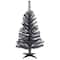 3ft. Unlit Black Tinsel Artificial Christmas Tree